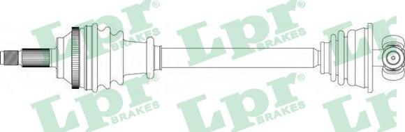 LPR DS37073 - Albero motore / Semiasse www.autoricambi360.it