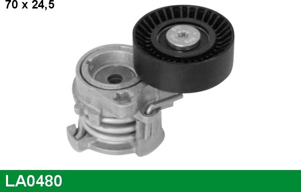 LUCAS LA0480 - Tendicinghia, Cinghia Poly-V www.autoricambi360.it
