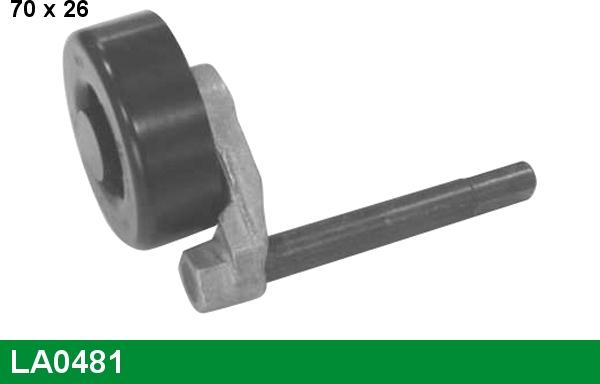 LUCAS LA0481 - Tendicinghia, Cinghia Poly-V www.autoricambi360.it