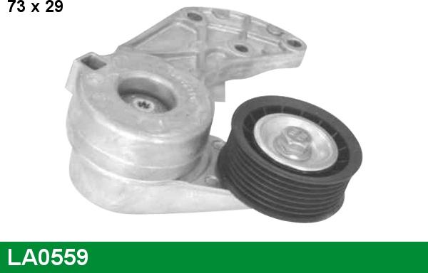 LUCAS LA0559 - Tendicinghia, Cinghia Poly-V www.autoricambi360.it