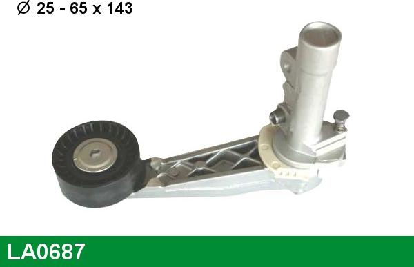 LUCAS LA0687 - Tendicinghia, Cinghia Poly-V www.autoricambi360.it