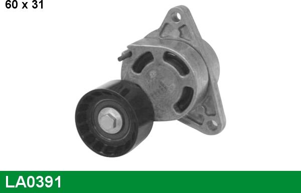 LUCAS LA0391 - Tendicinghia, Cinghia Poly-V www.autoricambi360.it