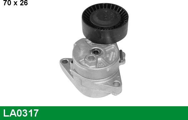 LUCAS LA0317 - Tendicinghia, Cinghia Poly-V www.autoricambi360.it