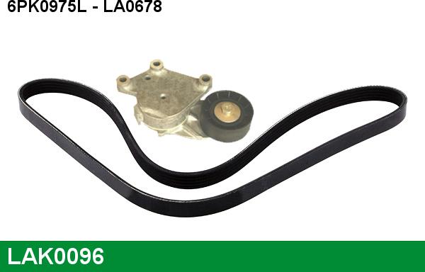LUCAS LAK0096 - Kit Cinghie Poly-V www.autoricambi360.it