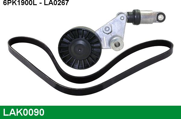 LUCAS LAK0090 - Kit Cinghie Poly-V www.autoricambi360.it