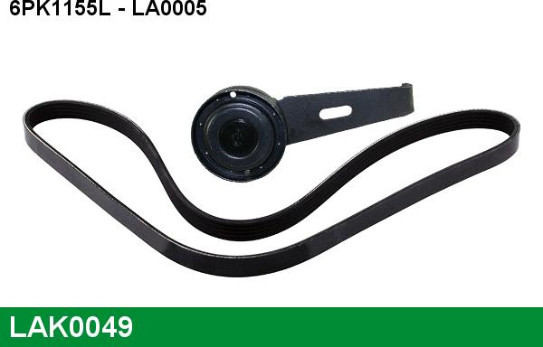 LUCAS LAK0049 - Kit Cinghie Poly-V www.autoricambi360.it