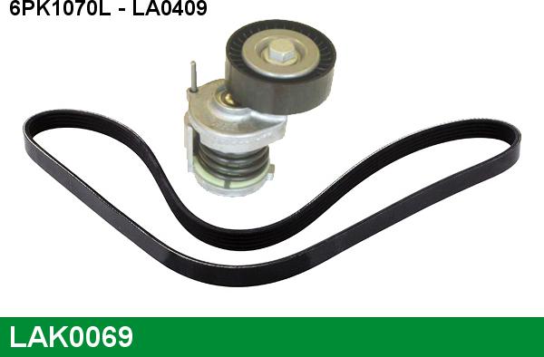 LUCAS LAK0069 - Kit Cinghie Poly-V www.autoricambi360.it