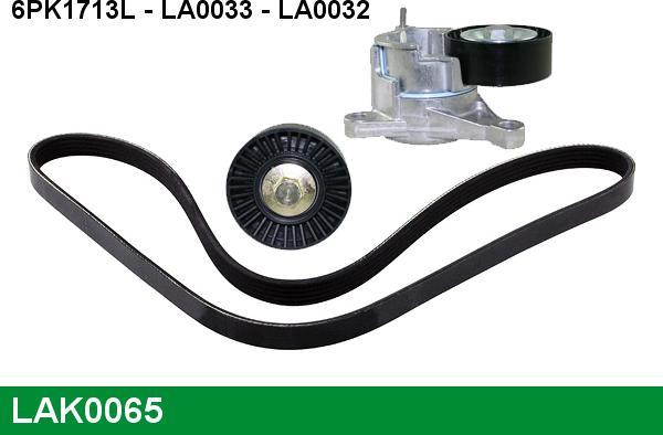 LUCAS LAK0065 - Kit Cinghie Poly-V www.autoricambi360.it
