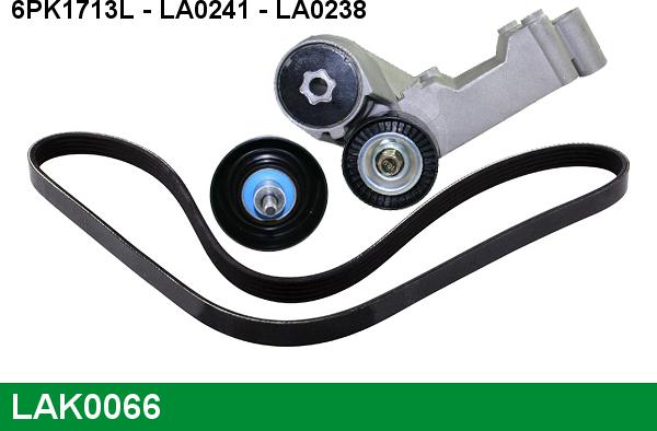 LUCAS LAK0066 - Kit Cinghie Poly-V www.autoricambi360.it
