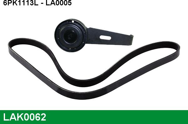 LUCAS LAK0062 - Kit Cinghie Poly-V www.autoricambi360.it