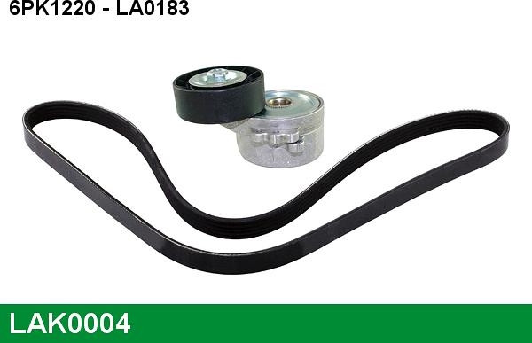 LUCAS LAK0004 - Kit Cinghie Poly-V www.autoricambi360.it