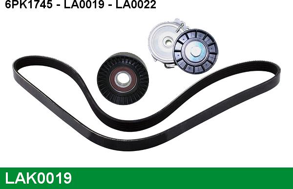 LUCAS LAK0019 - Kit Cinghie Poly-V www.autoricambi360.it