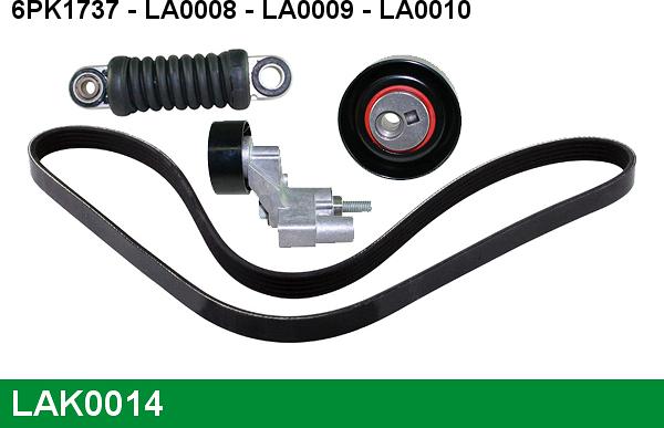 LUCAS LAK0014 - Kit Cinghie Poly-V www.autoricambi360.it