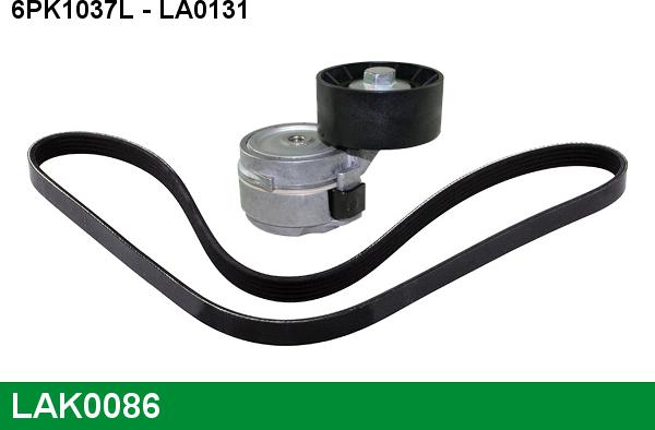 LUCAS LAK0086 - Kit Cinghie Poly-V www.autoricambi360.it