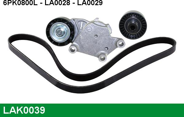 LUCAS LAK0039 - Kit Cinghie Poly-V www.autoricambi360.it