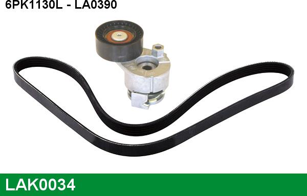 LUCAS LAK0034 - Kit Cinghie Poly-V www.autoricambi360.it