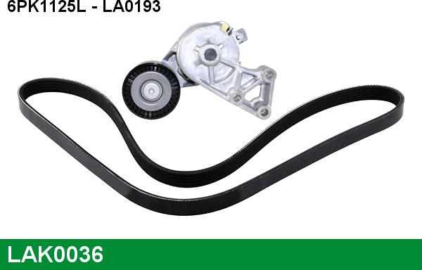 LUCAS LAK0036 - Kit Cinghie Poly-V www.autoricambi360.it