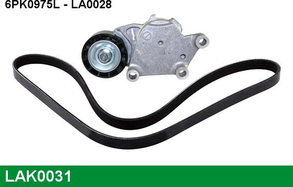 LUCAS LAK0031 - Kit Cinghie Poly-V www.autoricambi360.it
