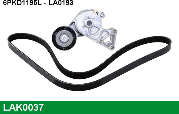 LUCAS LAK0037 - Kit Cinghie Poly-V www.autoricambi360.it