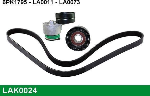 LUCAS LAK0024 - Kit Cinghie Poly-V www.autoricambi360.it
