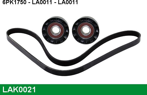 LUCAS LAK0021 - Kit Cinghie Poly-V www.autoricambi360.it