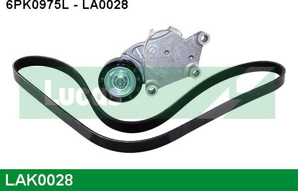 LUCAS LAK0028 - Kit Cinghie Poly-V www.autoricambi360.it