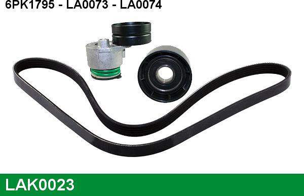 LUCAS LAK0023 - Kit Cinghie Poly-V www.autoricambi360.it