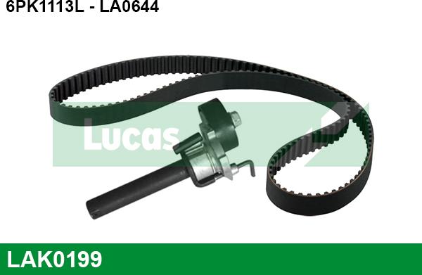LUCAS LAK0199 - Kit Cinghie Poly-V www.autoricambi360.it