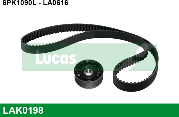 LUCAS LAK0198 - Kit Cinghie Poly-V www.autoricambi360.it