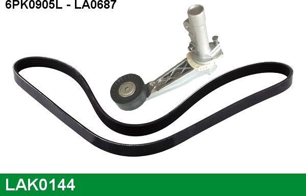LUCAS LAK0144 - Kit Cinghie Poly-V www.autoricambi360.it