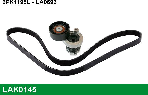 LUCAS LAK0145 - Kit Cinghie Poly-V www.autoricambi360.it