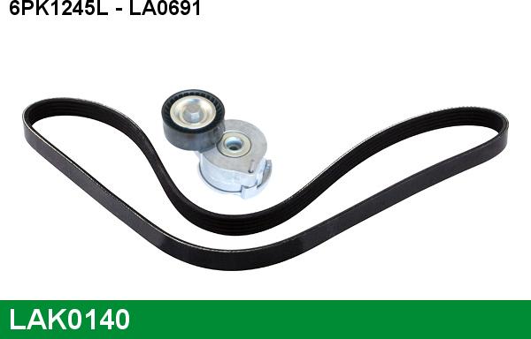 LUCAS LAK0140 - Kit Cinghie Poly-V www.autoricambi360.it