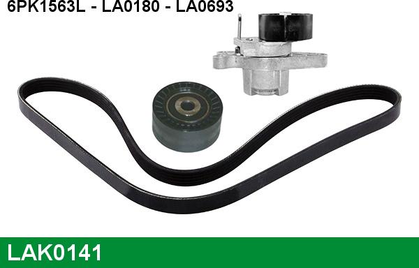 LUCAS LAK0141 - Kit Cinghie Poly-V www.autoricambi360.it