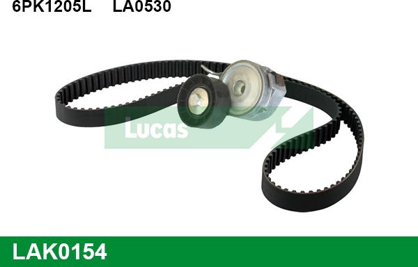 LUCAS LAK0154 - Kit Cinghie Poly-V www.autoricambi360.it