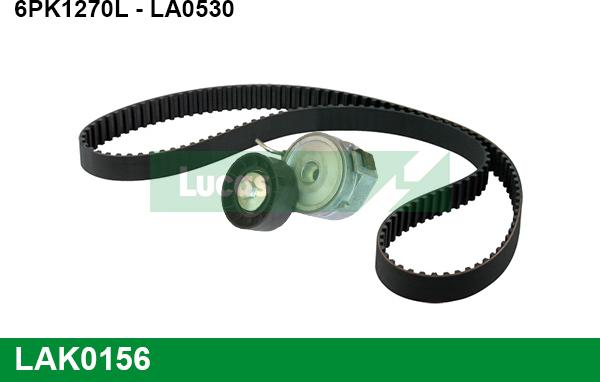 LUCAS LAK0156 - Kit Cinghie Poly-V www.autoricambi360.it