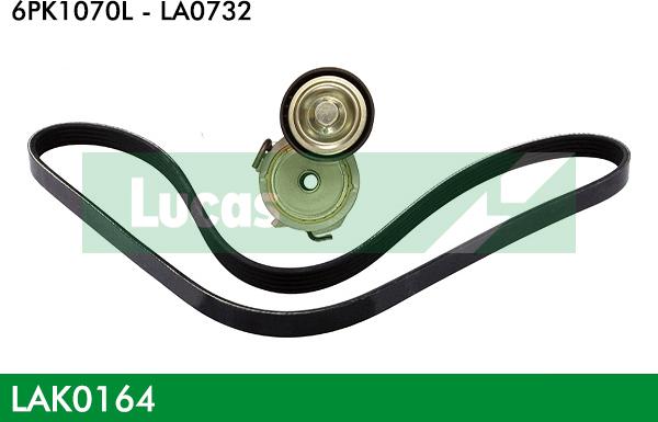 LUCAS LAK0164 - Kit Cinghie Poly-V www.autoricambi360.it