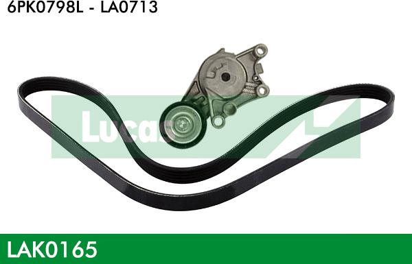 LUCAS LAK0165 - Kit Cinghie Poly-V www.autoricambi360.it