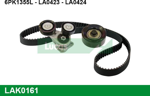 LUCAS LAK0161 - Kit Cinghie Poly-V www.autoricambi360.it