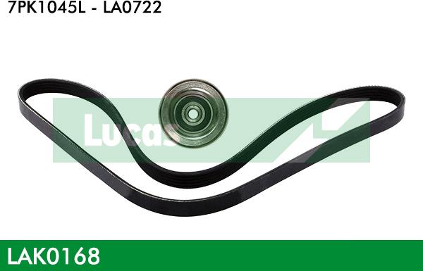 LUCAS LAK0168 - Kit Cinghie Poly-V www.autoricambi360.it