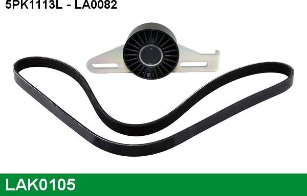 LUCAS LAK0105 - Kit Cinghie Poly-V www.autoricambi360.it