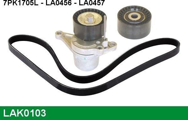 LUCAS LAK0103 - Kit Cinghie Poly-V www.autoricambi360.it