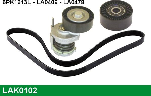 LUCAS LAK0102 - Kit Cinghie Poly-V www.autoricambi360.it