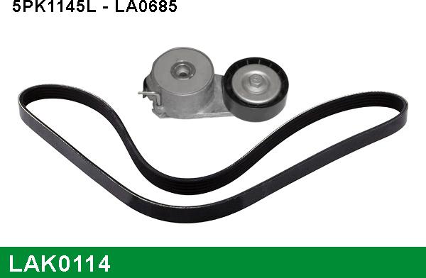 LUCAS LAK0114 - Kit Cinghie Poly-V www.autoricambi360.it