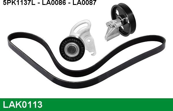 LUCAS LAK0113 - Kit Cinghie Poly-V www.autoricambi360.it