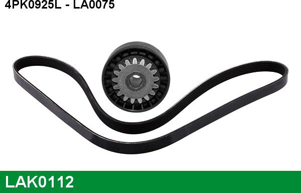 LUCAS LAK0112 - Kit Cinghie Poly-V www.autoricambi360.it