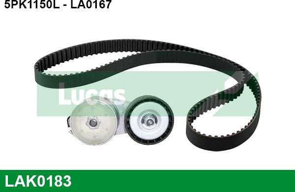 LUCAS LAK0183 - Kit Cinghie Poly-V www.autoricambi360.it