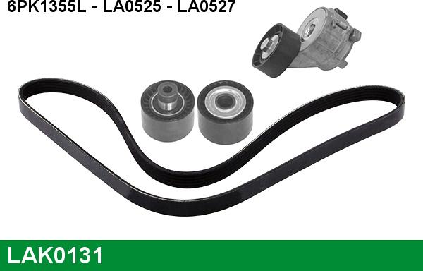 LUCAS LAK0131 - Kit Cinghie Poly-V www.autoricambi360.it