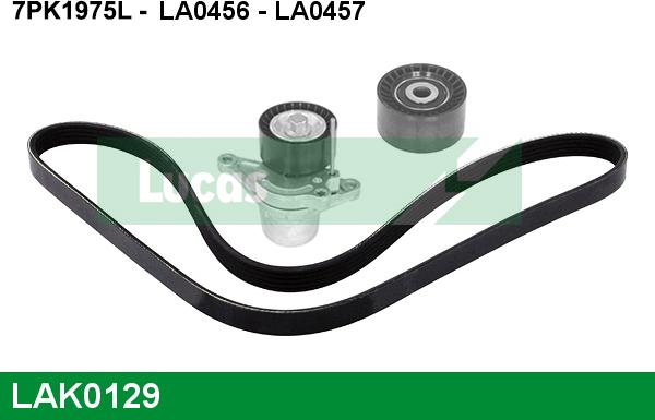 LUCAS LAK0129 - Kit Cinghie Poly-V www.autoricambi360.it