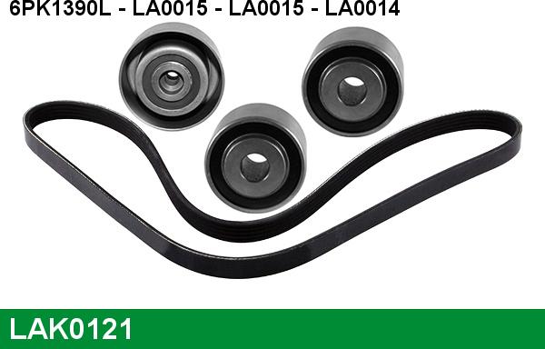 LUCAS LAK0121 - Kit Cinghie Poly-V www.autoricambi360.it