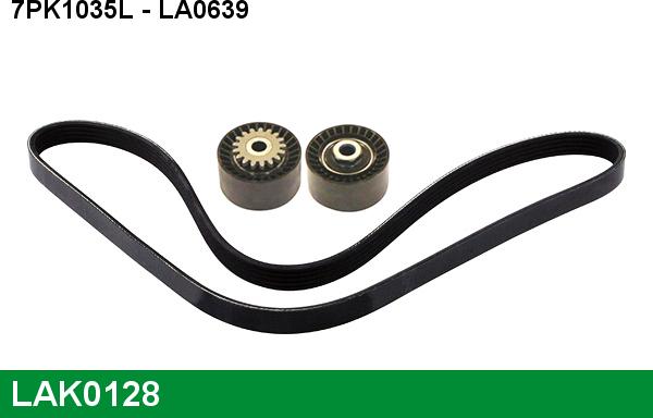 LUCAS LAK0128 - Kit Cinghie Poly-V www.autoricambi360.it